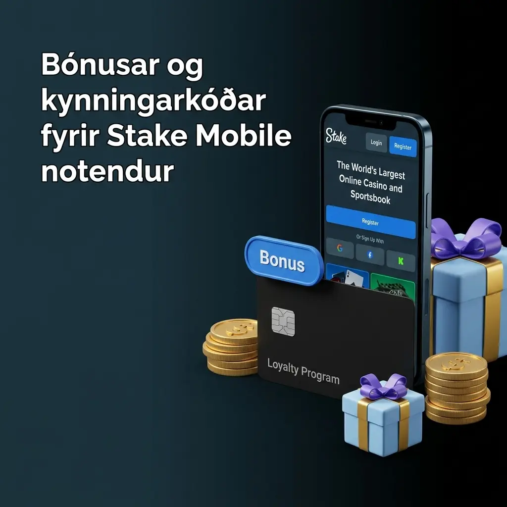 Stake Mobile bónusar og kynningar fyrir farsímanotendur með VIP cashback og happdrætti
