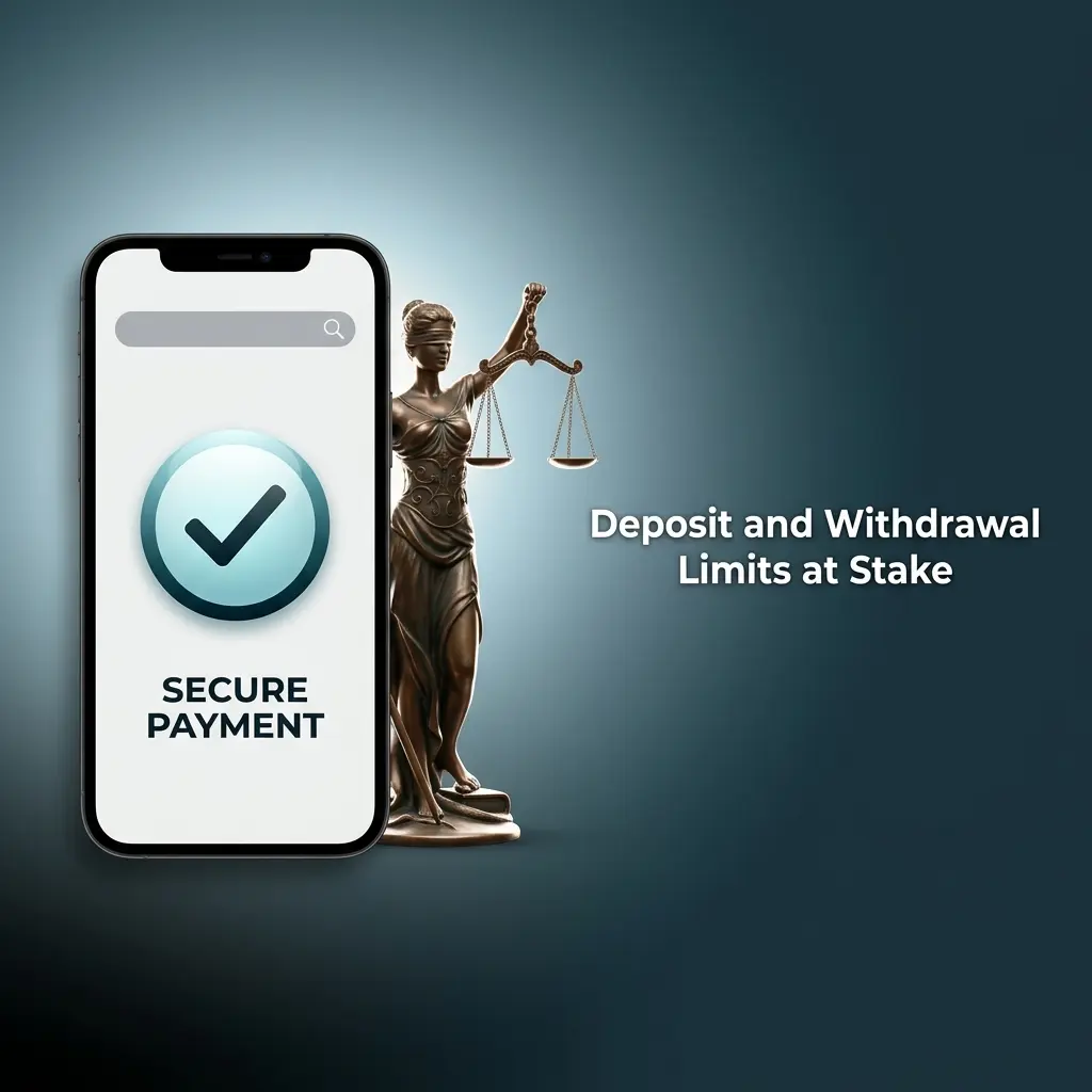 Deposit and withdrawal limits at Stake casino by payment method, including BTC and USDT minimums shown in Cashier