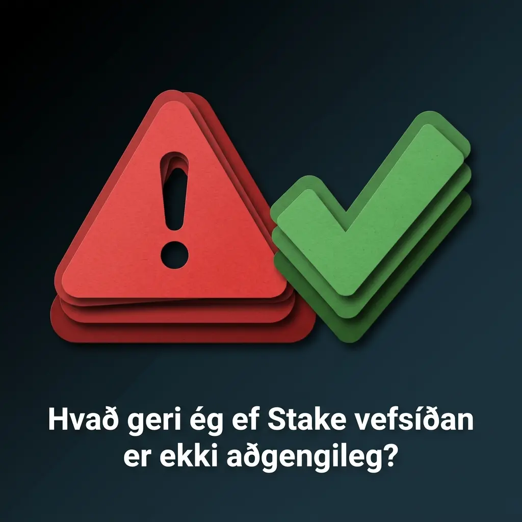Stake spegilsíður og VPN lausnir til að fá aðgang þegar aðalsíða er lokuð á Íslandi