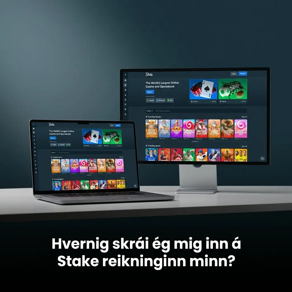 Stake innskráning á fartölvu, spjaldtölvu og snjallsíma með öruggu dulkóðuðu kerfi