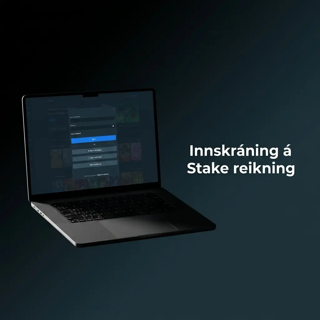 Innskráning á Stake reikning með tölvupósti og lykilorði, með 2FA öryggisverndar valkosti
