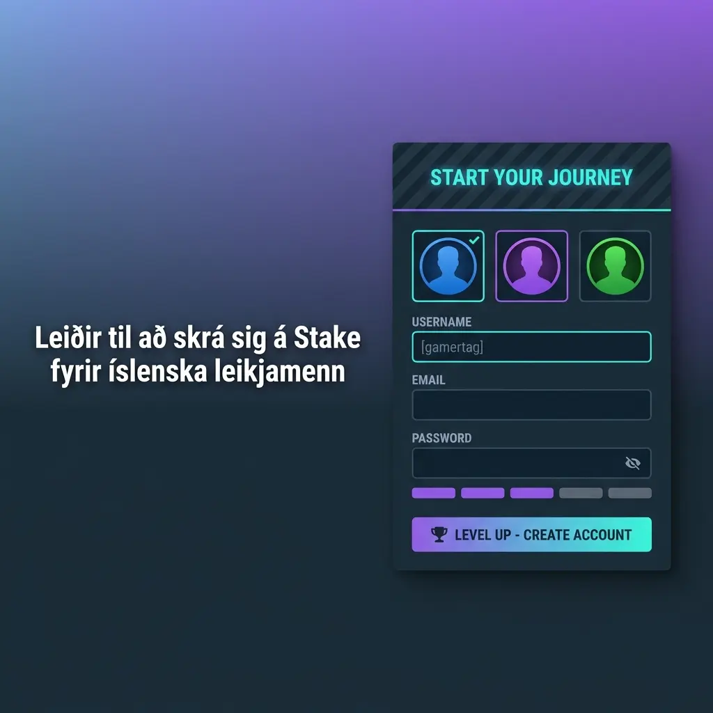 Stake skráningarleiðir fyrir íslenska leikjamenn: netfang, sími, samfélagsmiðlar og PWA app