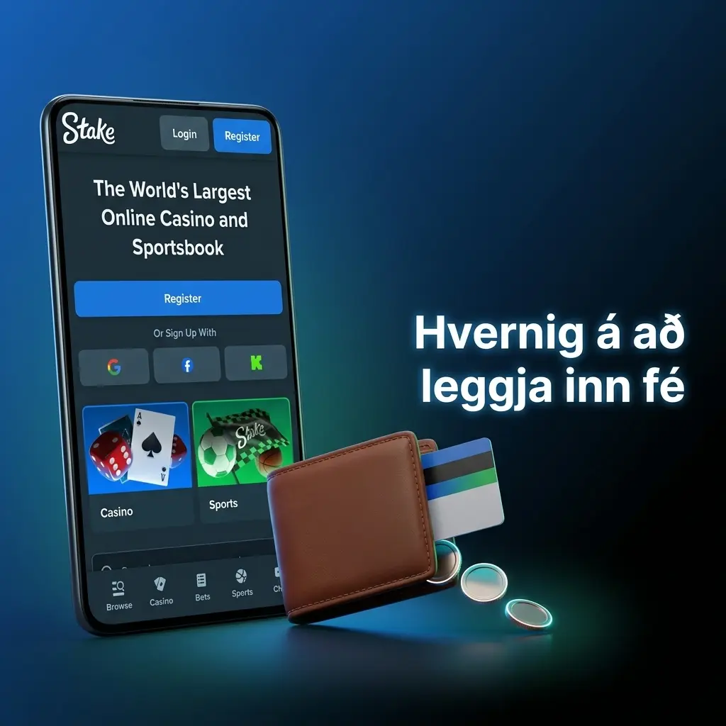 Skref-fyrir-skref leiðbeiningar um hvernig á að leggja inn fé á reikning með greiðslumáta