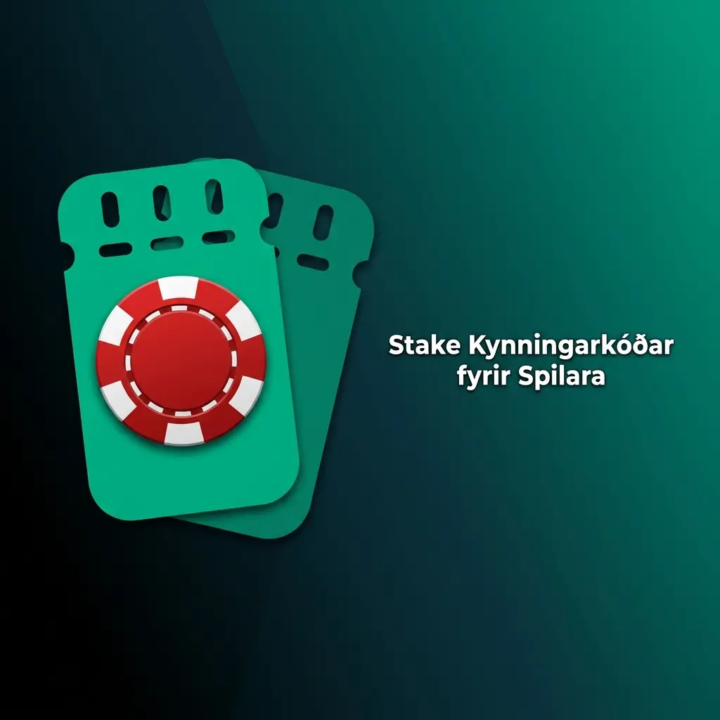Stake kynningarkóðar fyrir íslenska spilara – hvernig á að fá og nota promo kóða við skráningu